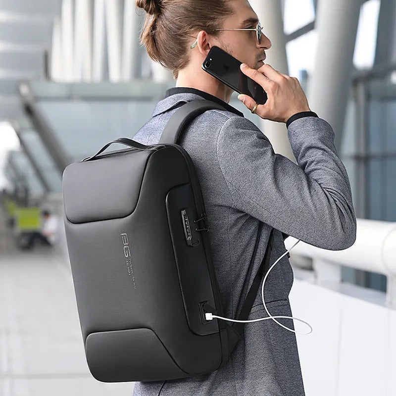 GuardPro Anti-Theft Laptop Backpack 15.6in Water-Resistant