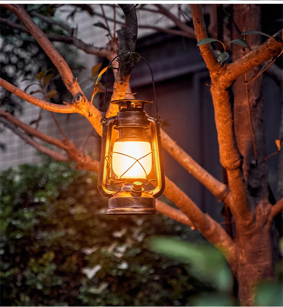 Hearthly | Vintage Style LED Kerosene Lantern