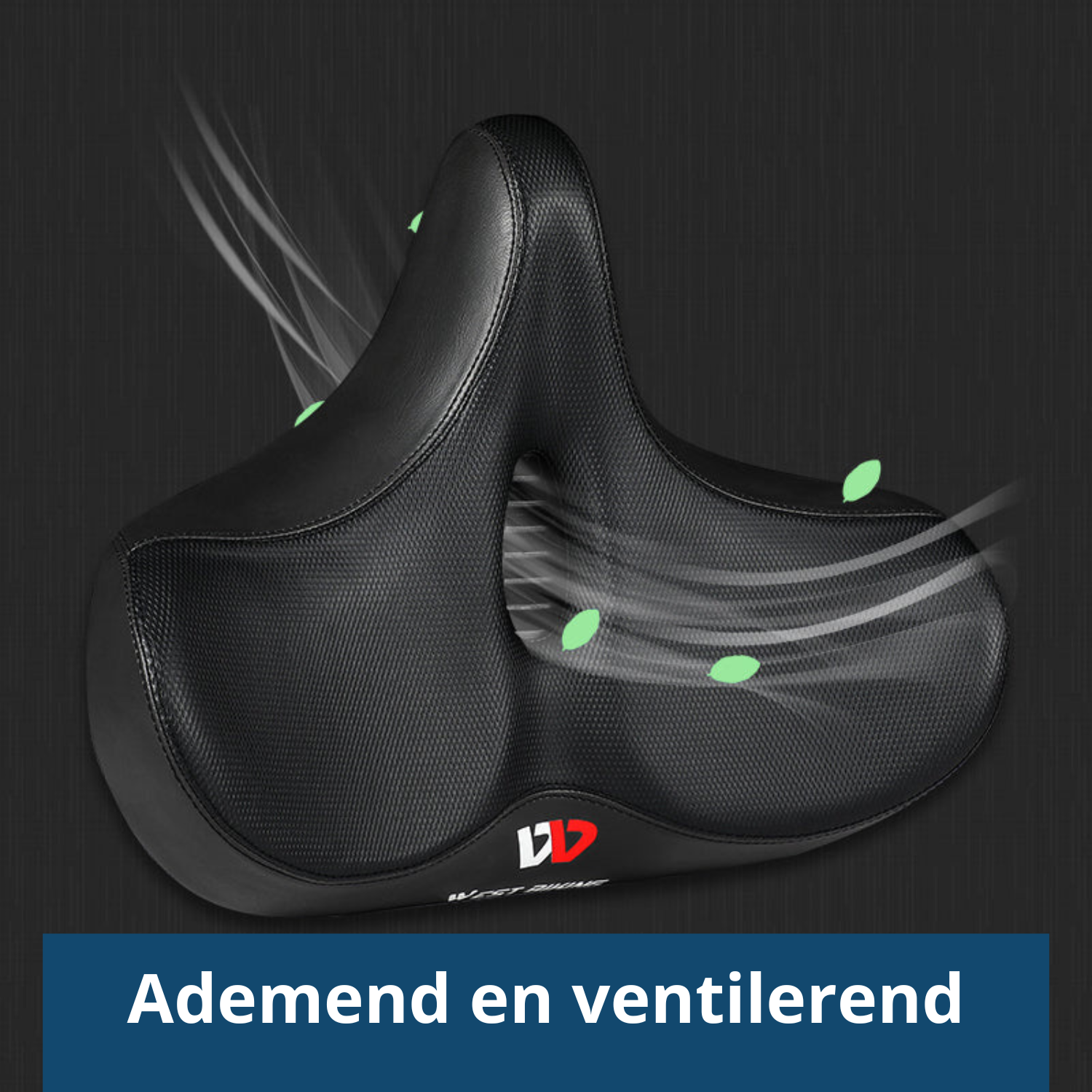 AstraFlow ergonominen geelitasku pyörän satula hengittävällä mukavuudella