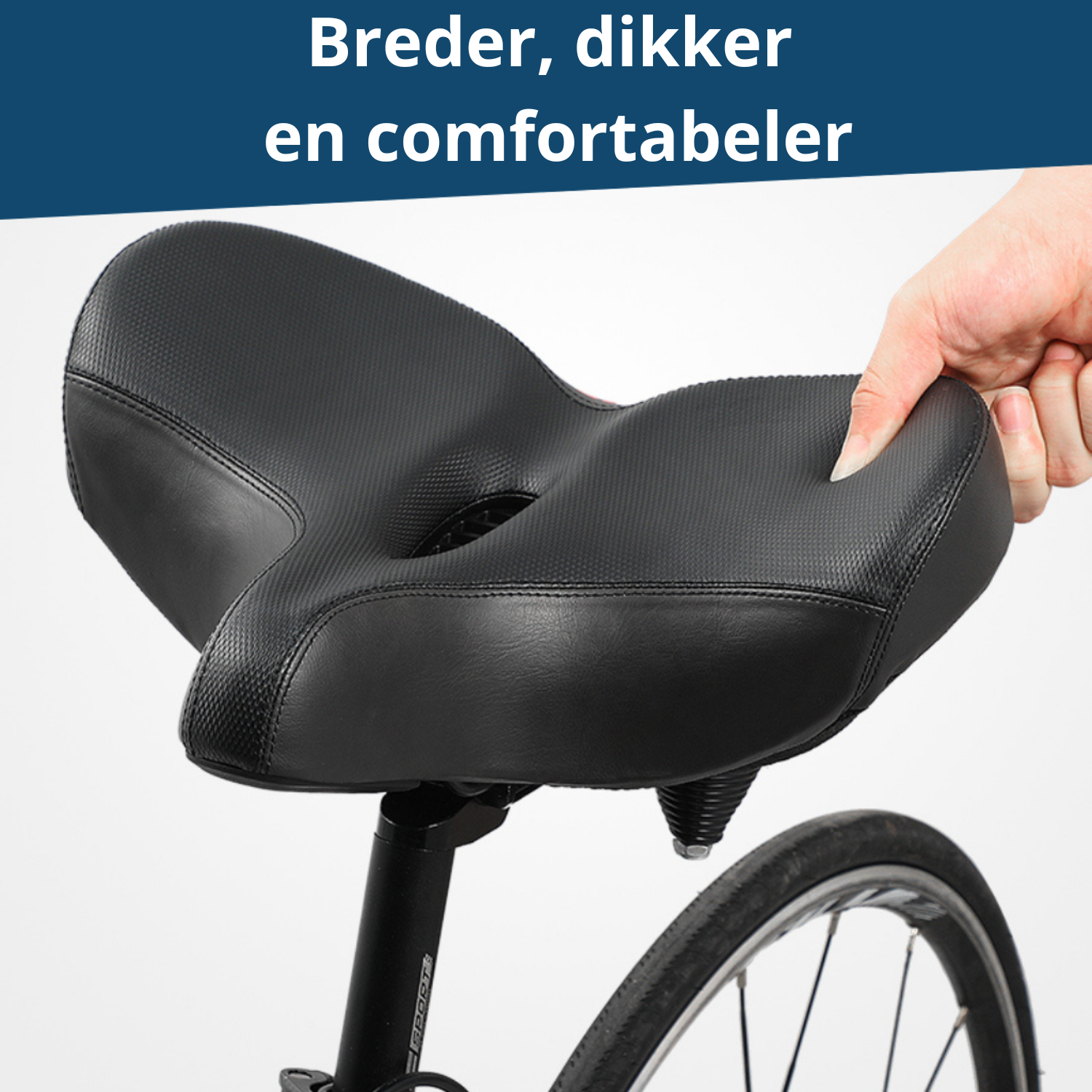 AstraFlow ergonominen geelitasku pyörän satula hengittävällä mukavuudella
