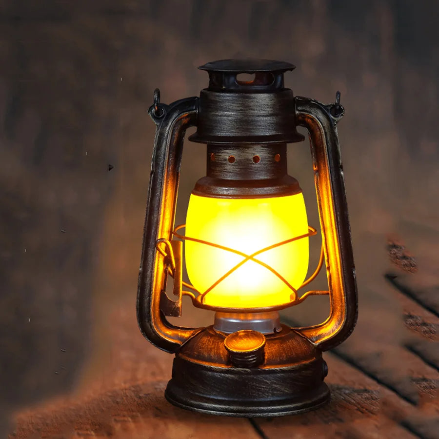 Hearthly | Vintage stil LED parafinlampe