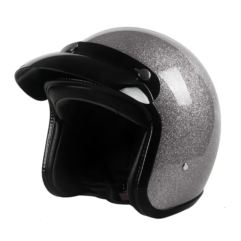 NovaRide Open Face Helmet DOT Certified Lightweight