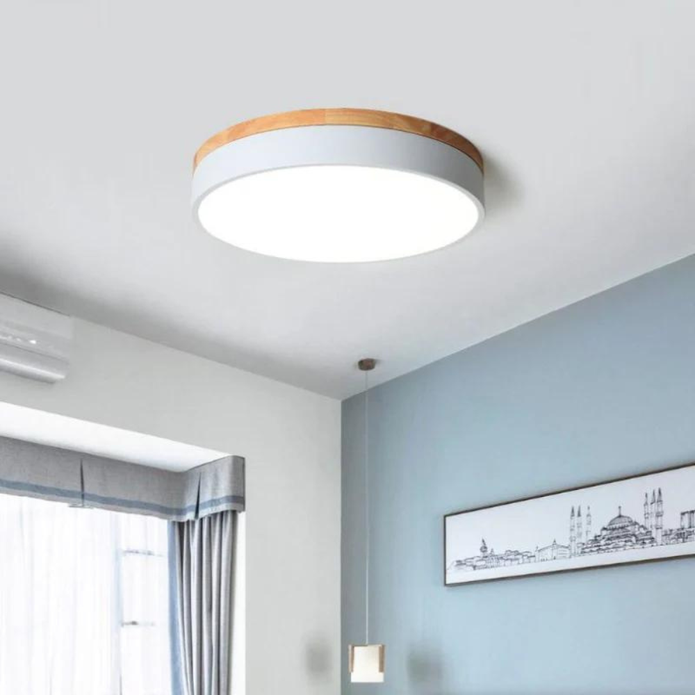 Nordlyte | Natural Wood Ceiling Lamp With Minimalist Design