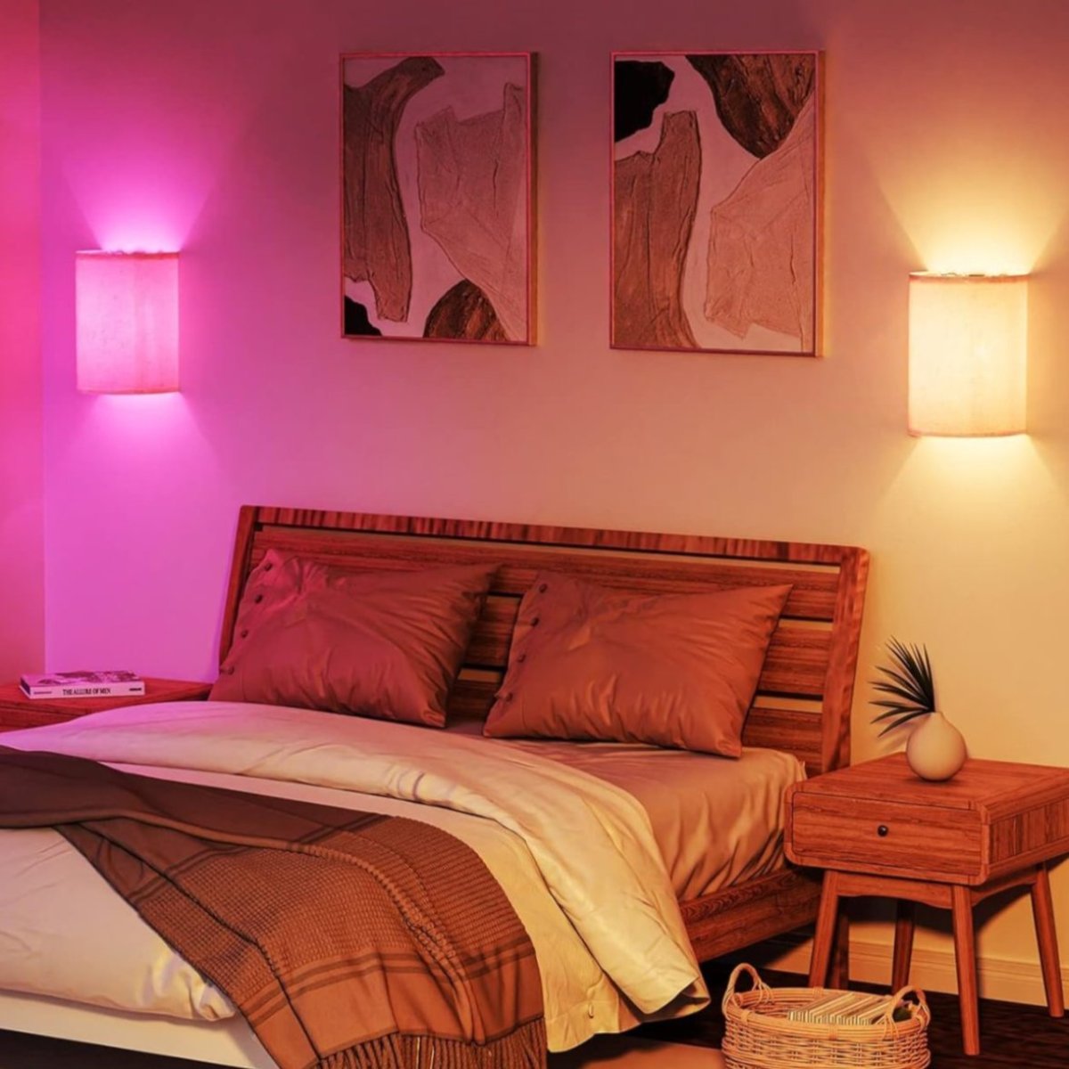 Aurene Linen Wall Light