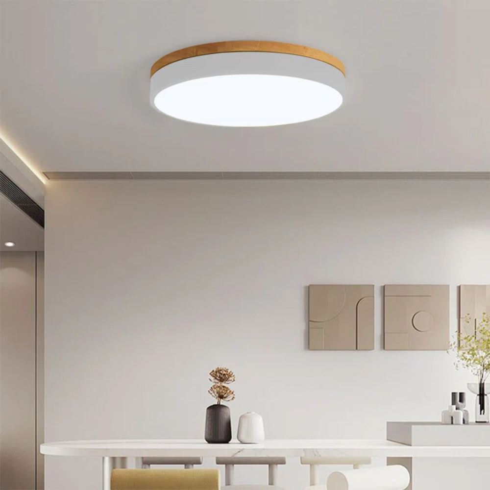 Nordlyte | Natural Wood Ceiling Lamp With Minimalist Design