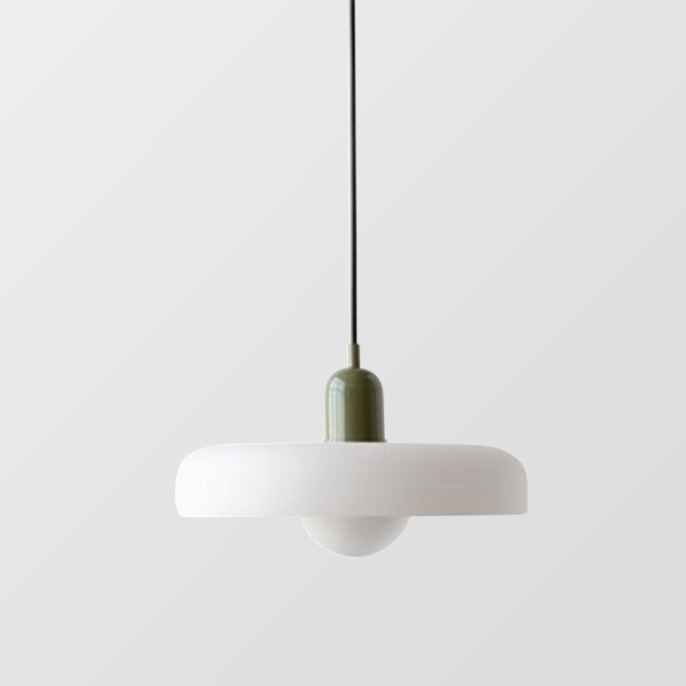 Lysena Bauhaus-Style Colored Glass Pendant Light