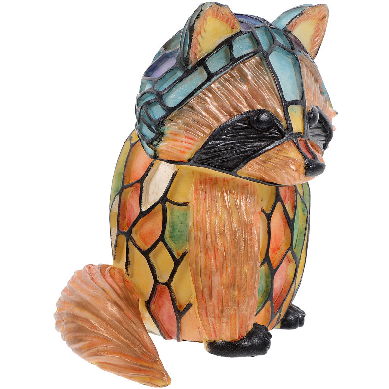 LumiFauna Stained Glass Animal Lamps — 7 Styles: Bear, Panda, Elk, Pig, Giraffe, Rabbit, Raccoon