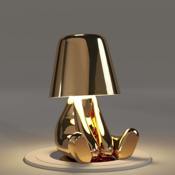 Marcelli | Thinker Lamp in Gold