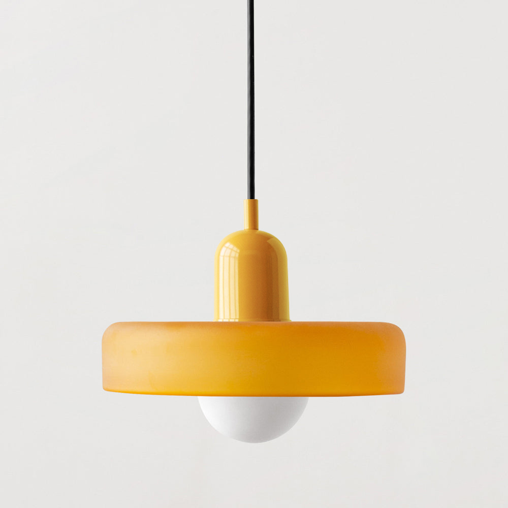 Lysena Bauhaus-Style Colored Glass Pendant Light