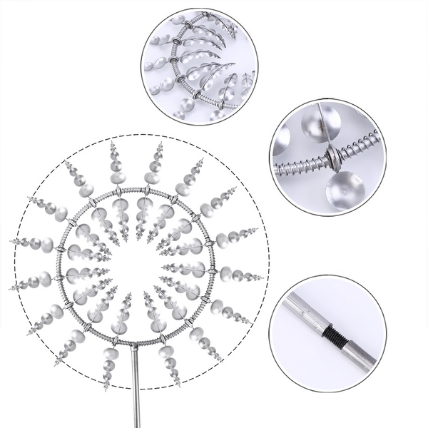Sylvaris Metal Wind Spinner for Garden, Yard & Decor