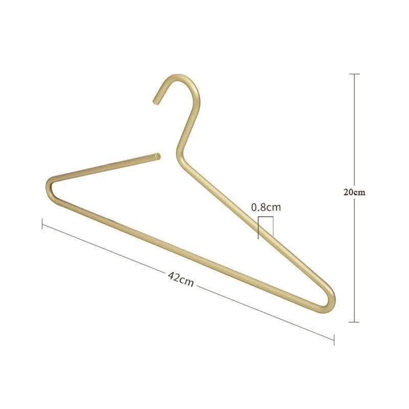 LustreLine 5-teiliges mattes Kleiderbügel-Set Gold- und Silberbügel