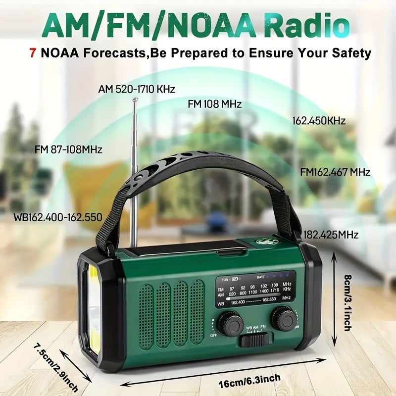 BrightGuard Eco Emergency Radio With USB Charging And Light