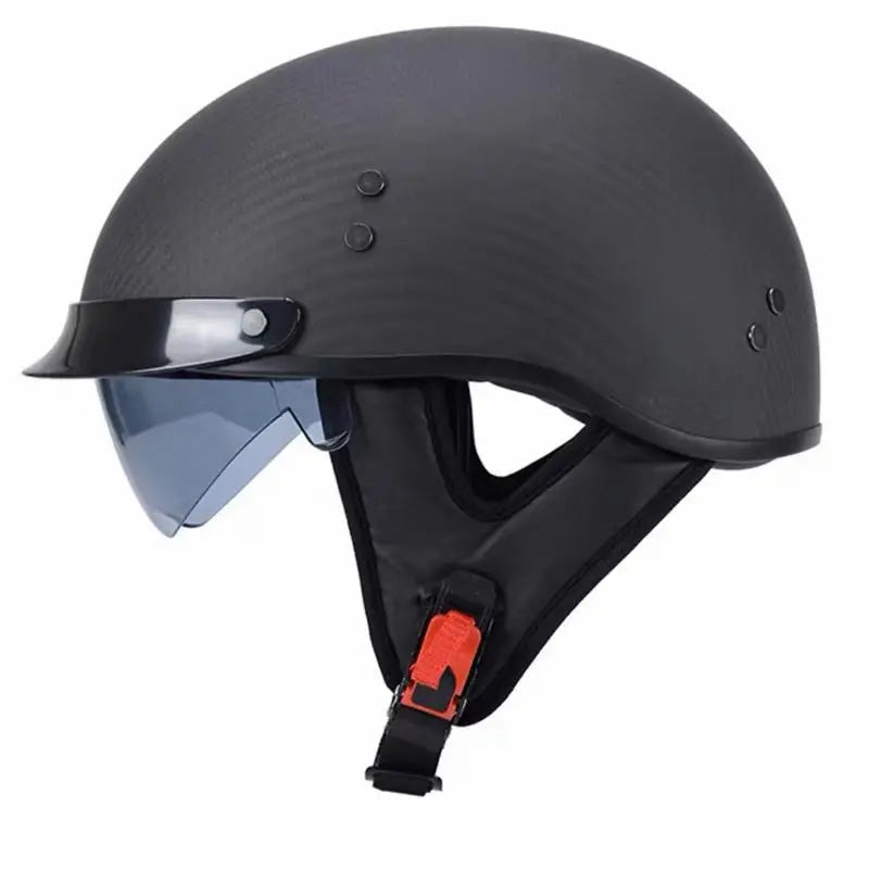 VeloForge hiilikuitu retro puolikas kasvokypärä DOT/ECE