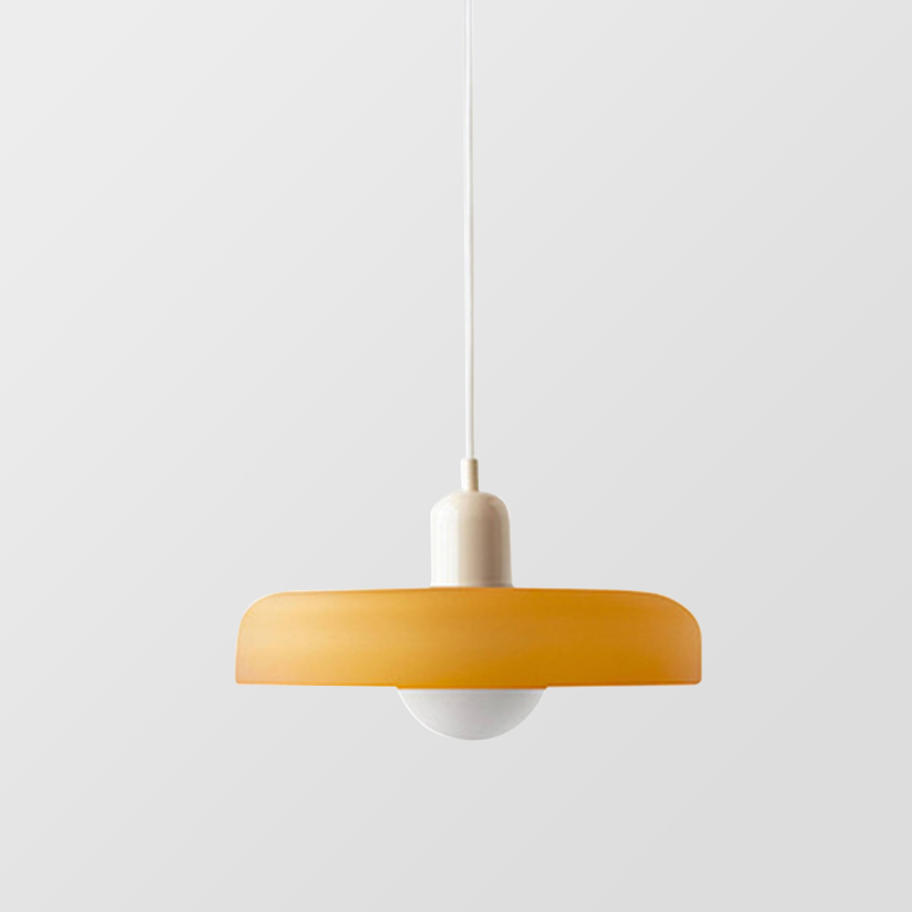 Lysena Bauhaus-Style Colored Glass Pendant Light