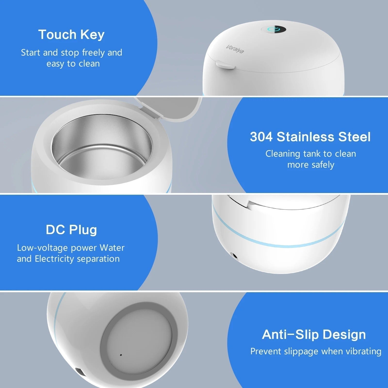 AstraClean Advanced Ultrasonic Dental Cleaner Premium