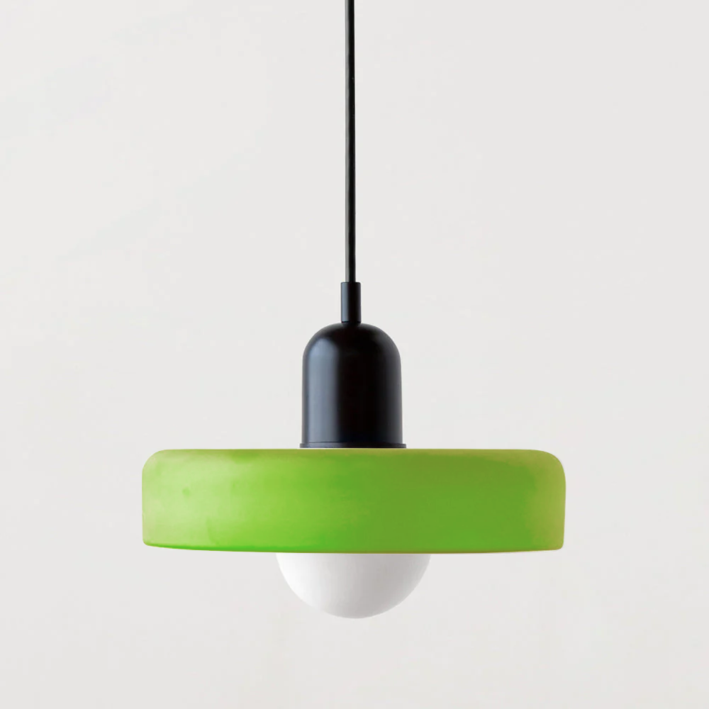 Lysena Bauhaus-Style Colored Glass Pendant Light