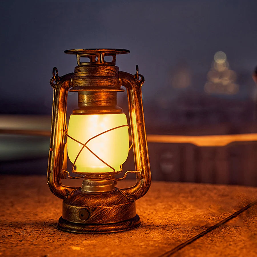 Hearthly | Vintage stil LED parafinlampe
