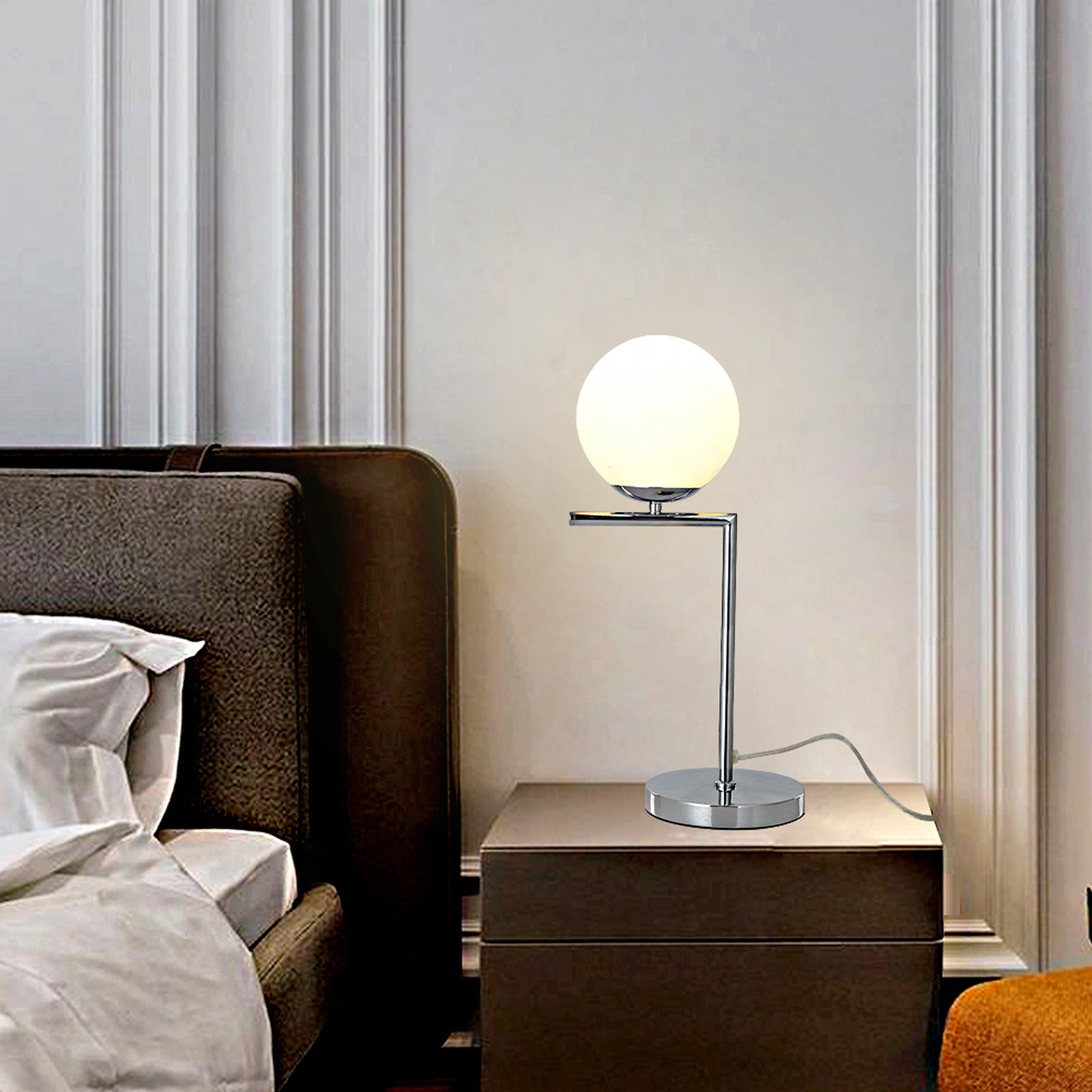 Arielle | Glass Globe Table Lamp