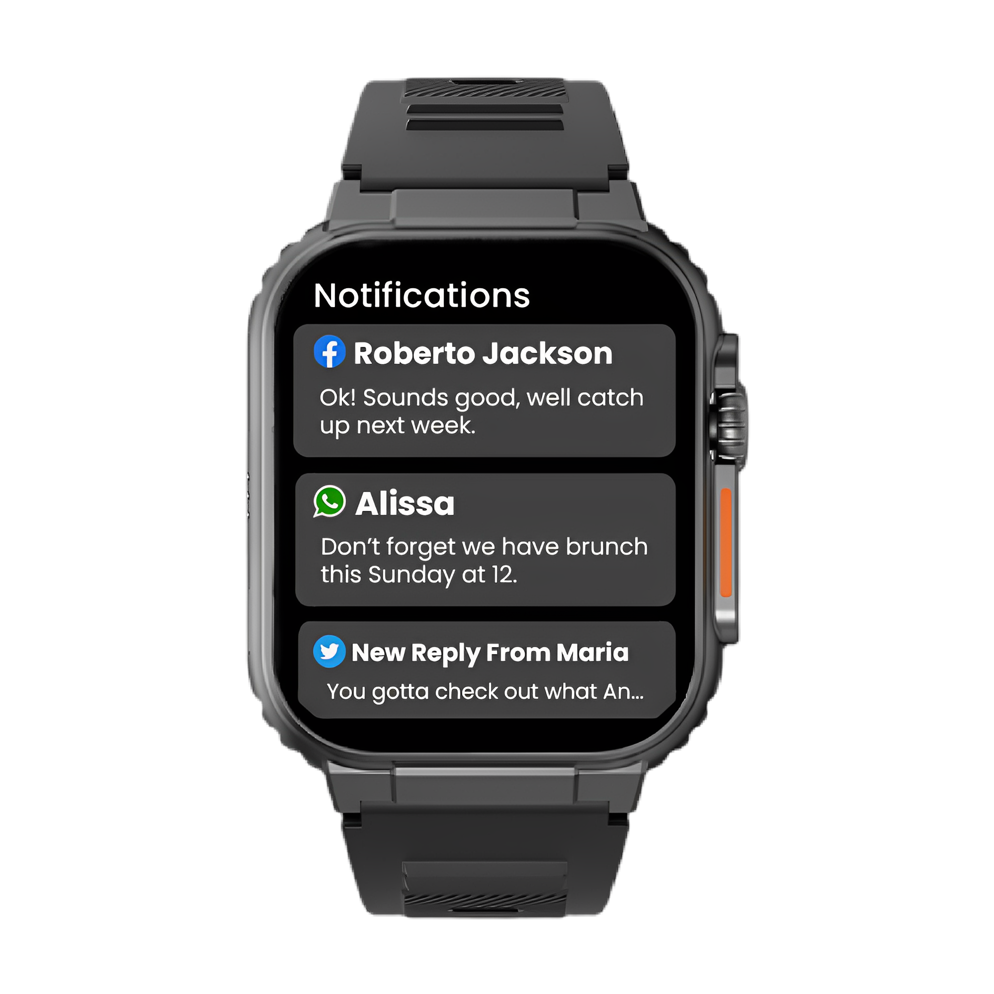 AquaPulse Vattentät Bluetooth Fitnessarmbandsklocka