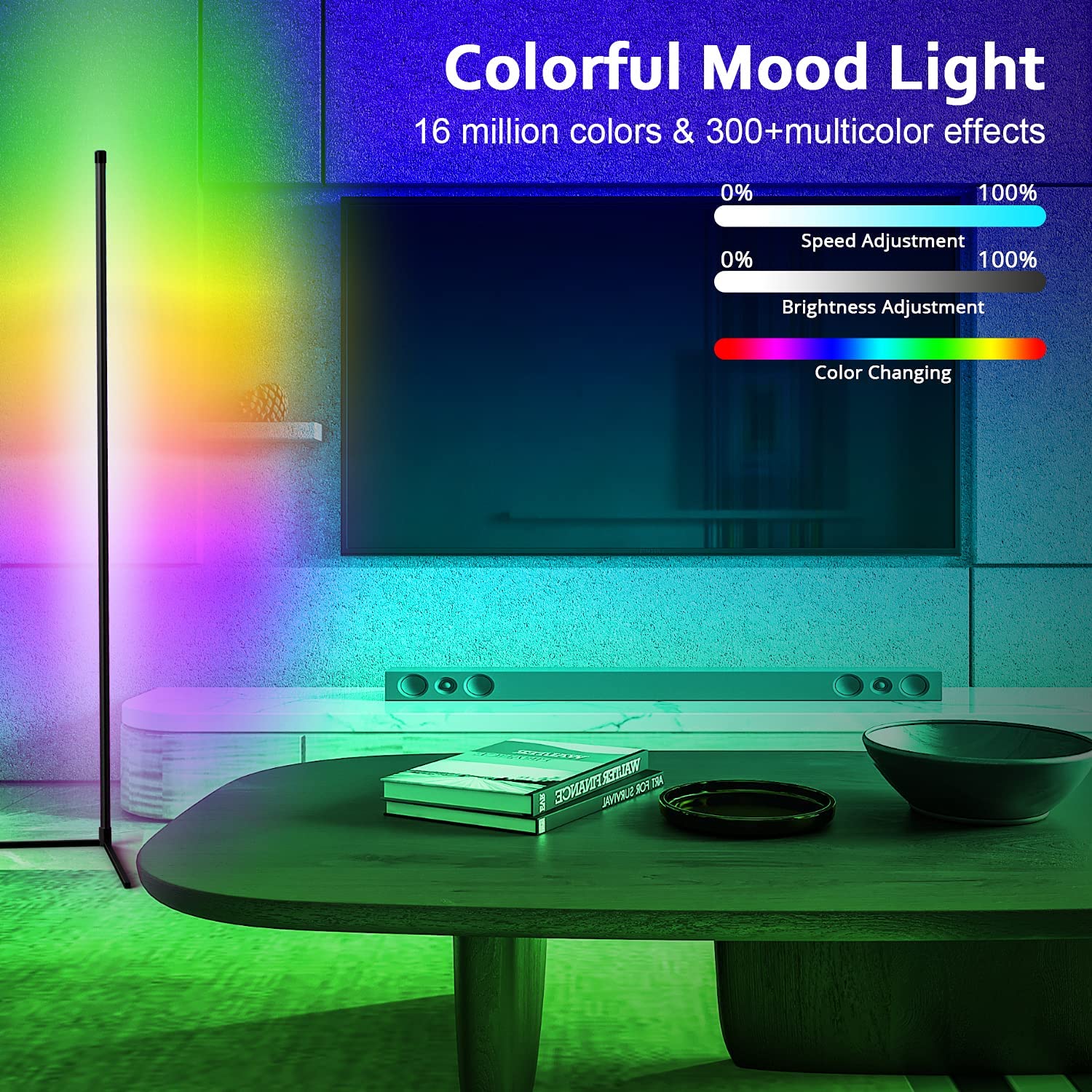 Novara Color Changing Corner Lamp
