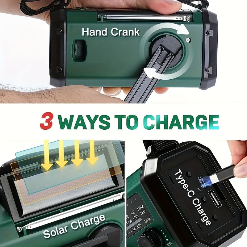 BrightGuard Eco Emergency Radio With USB Charging And Light