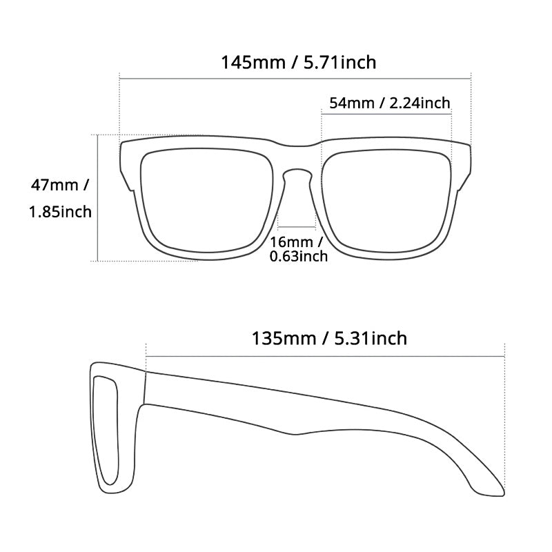 PulseGuard Polarized Sunglasses with Blue-Light Filter UV400