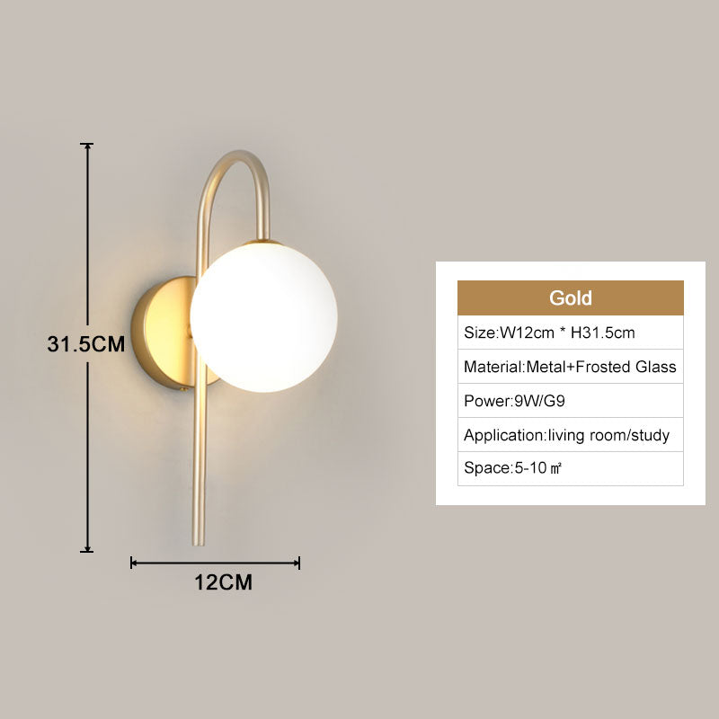 Nowoczesne lampy ścienne LED do dekoracji domu i atmosfery