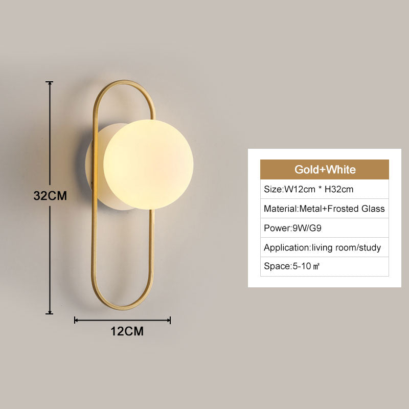 Nowoczesne lampy ścienne LED do dekoracji domu i atmosfery