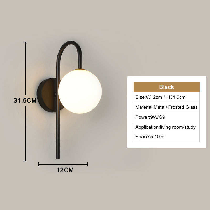 Nowoczesne lampy ścienne LED do dekoracji domu i atmosfery