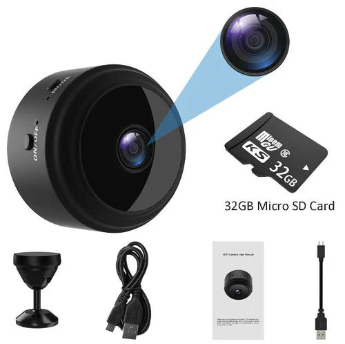 Elorin Mini 1080P WiFi Sikkerhetskamera med Nattesyn