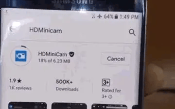 Mini HD Videokamera mit eingebautem Audio für klare Clips