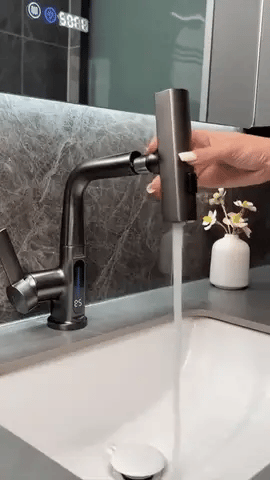 AquaNova FlexTap Ulosvedettävä Keittiöhana 360 Asteen Kääntyvä