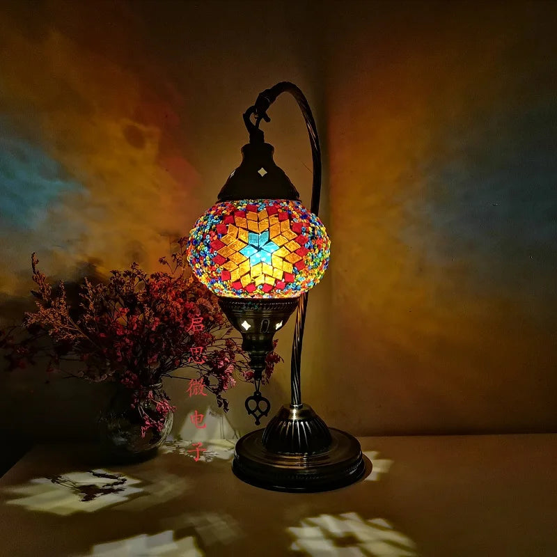 Marivon | Mosaic Table Lamp in Turkish Style