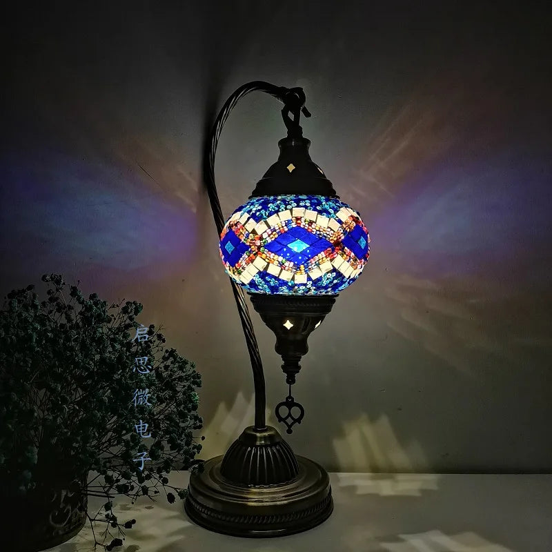 Marivon | Mosaic Table Lamp in Turkish Style