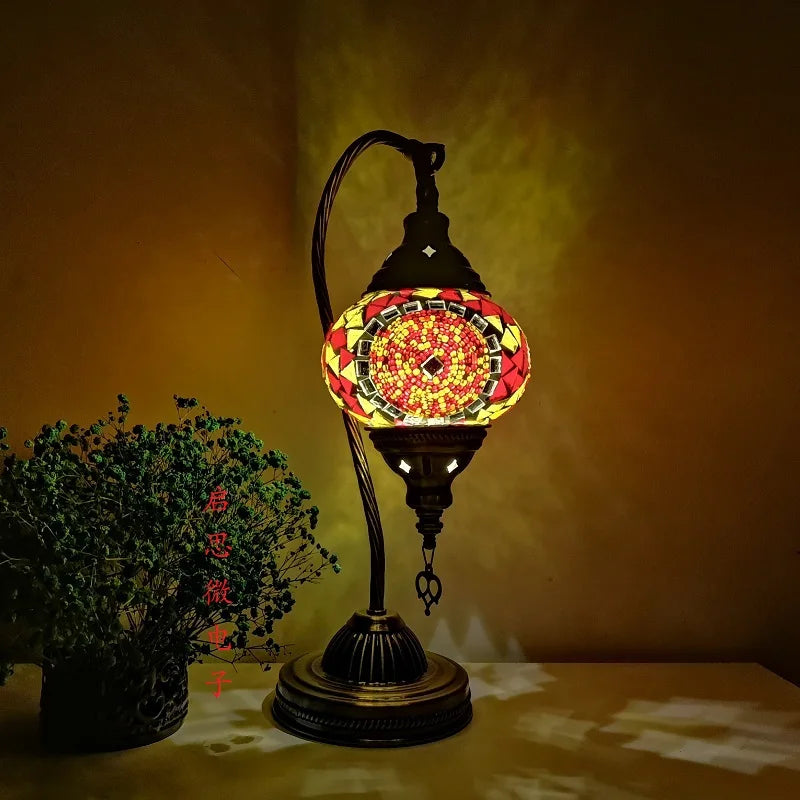 Marivon | Mosaic Table Lamp in Turkish Style