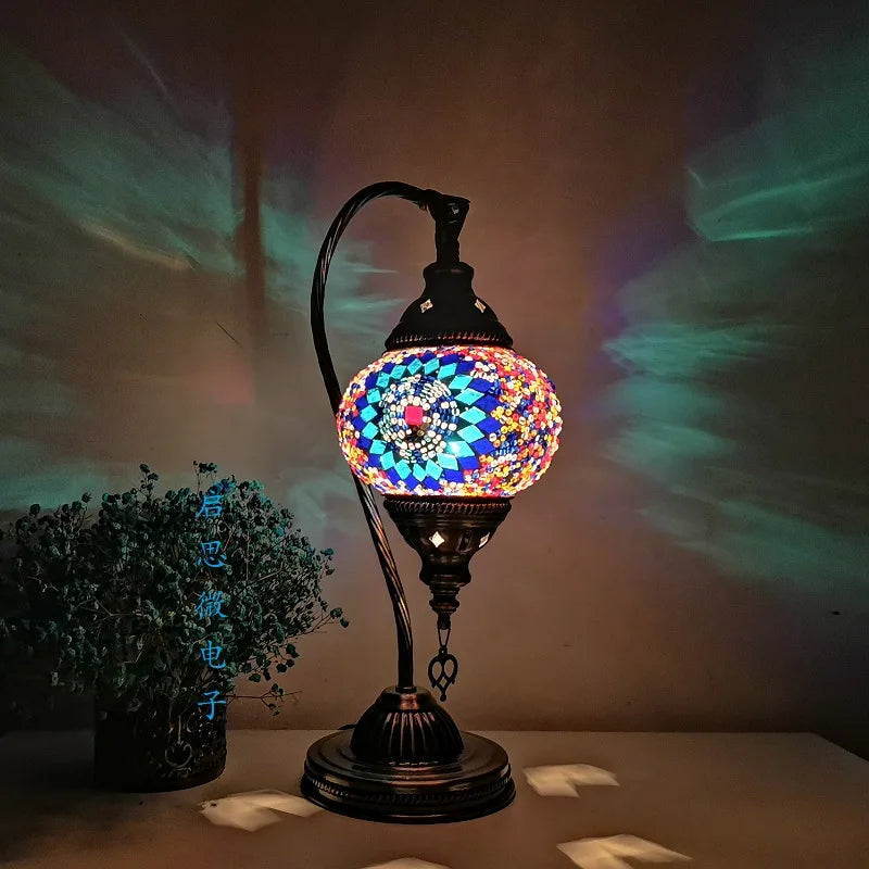 Marivon | Mosaic Table Lamp in Turkish Style