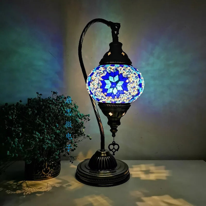 Marivon | Mosaic Table Lamp in Turkish Style