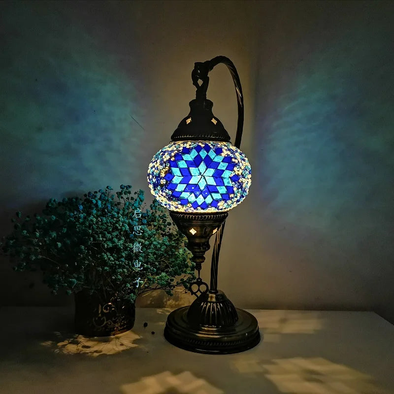 Marivon | Mosaic Table Lamp in Turkish Style