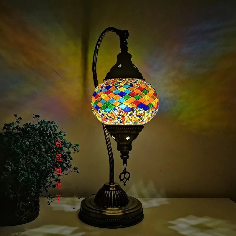 Marivon | Mosaic Table Lamp in Turkish Style
