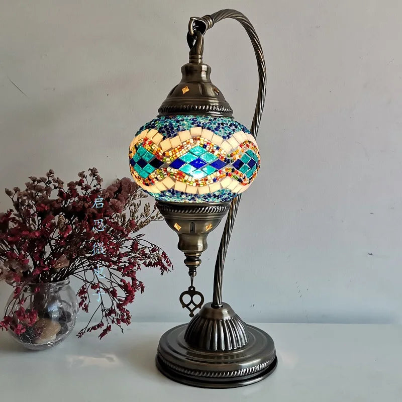Marivon | Mosaic Table Lamp in Turkish Style