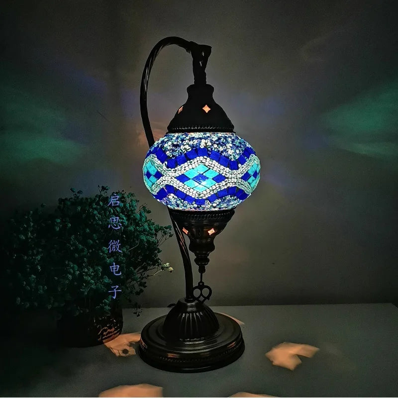 Marivon | Mosaic Table Lamp in Turkish Style