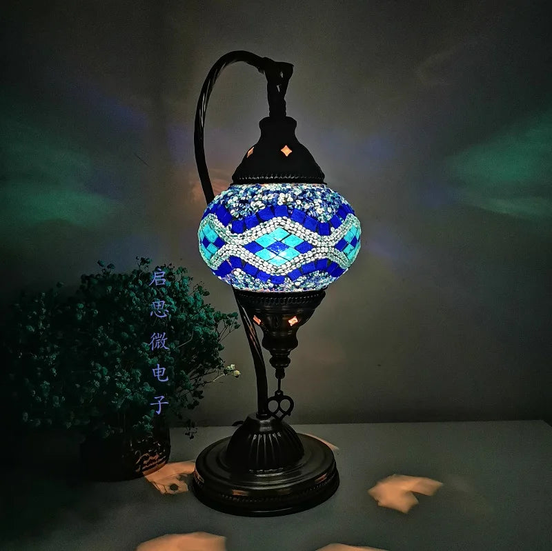 Marivon | Mosaic Table Lamp in Turkish Style