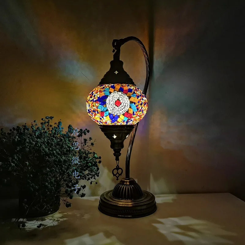 Marivon | Mosaic Table Lamp in Turkish Style