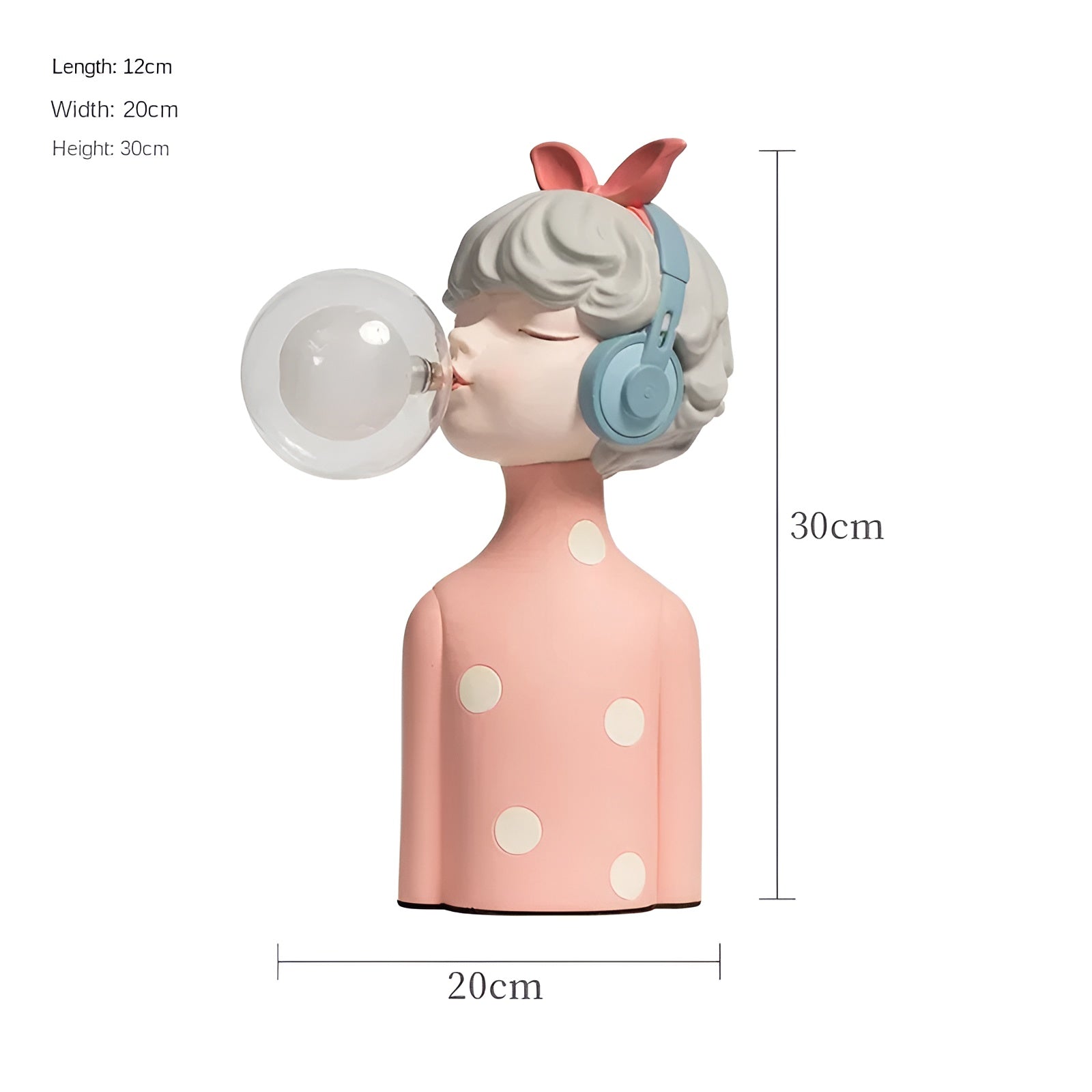 LunaSprite Table Lamp - Quartet of Playful Girl Figurines