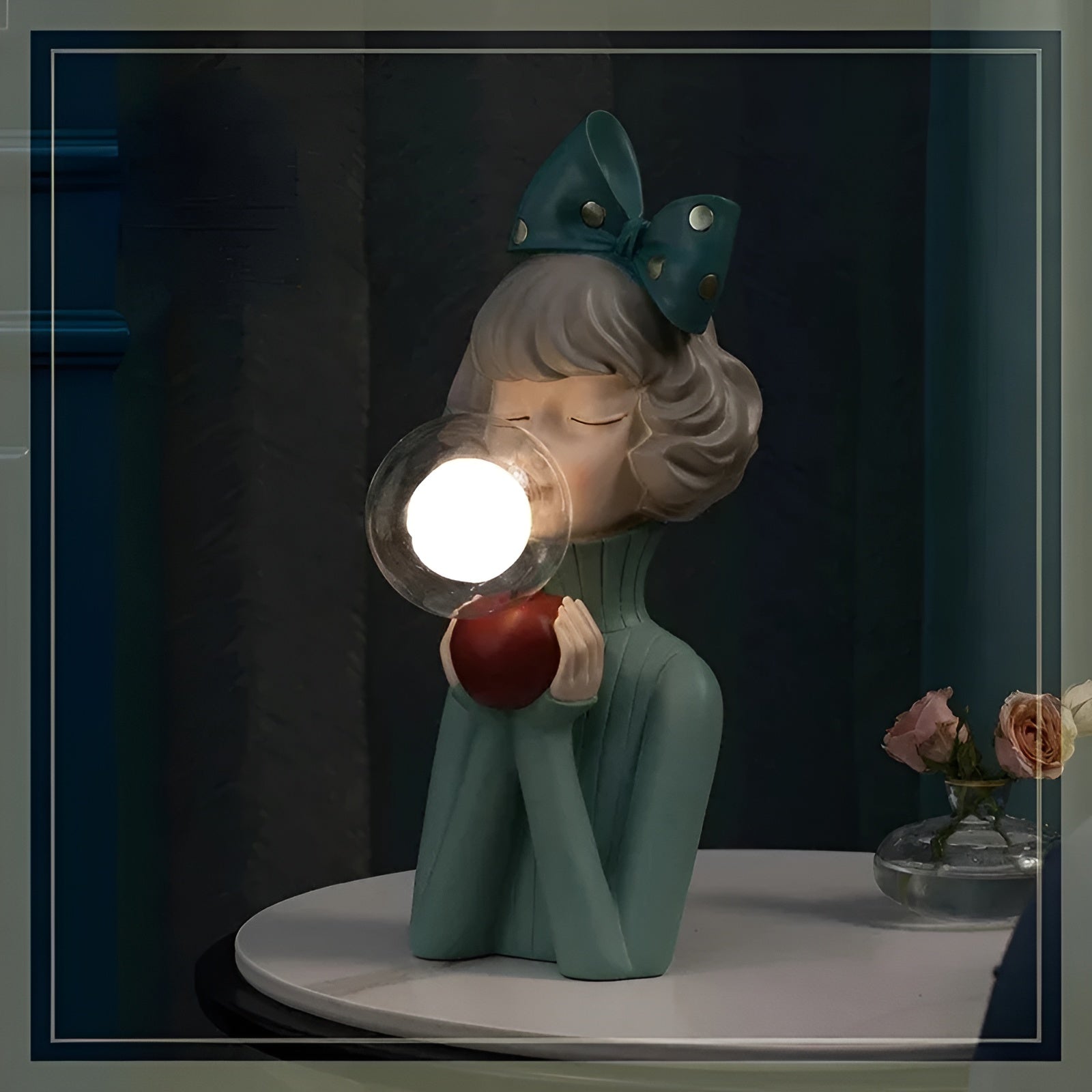 LunaSprite Table Lamp - Quartet of Playful Girl Figurines