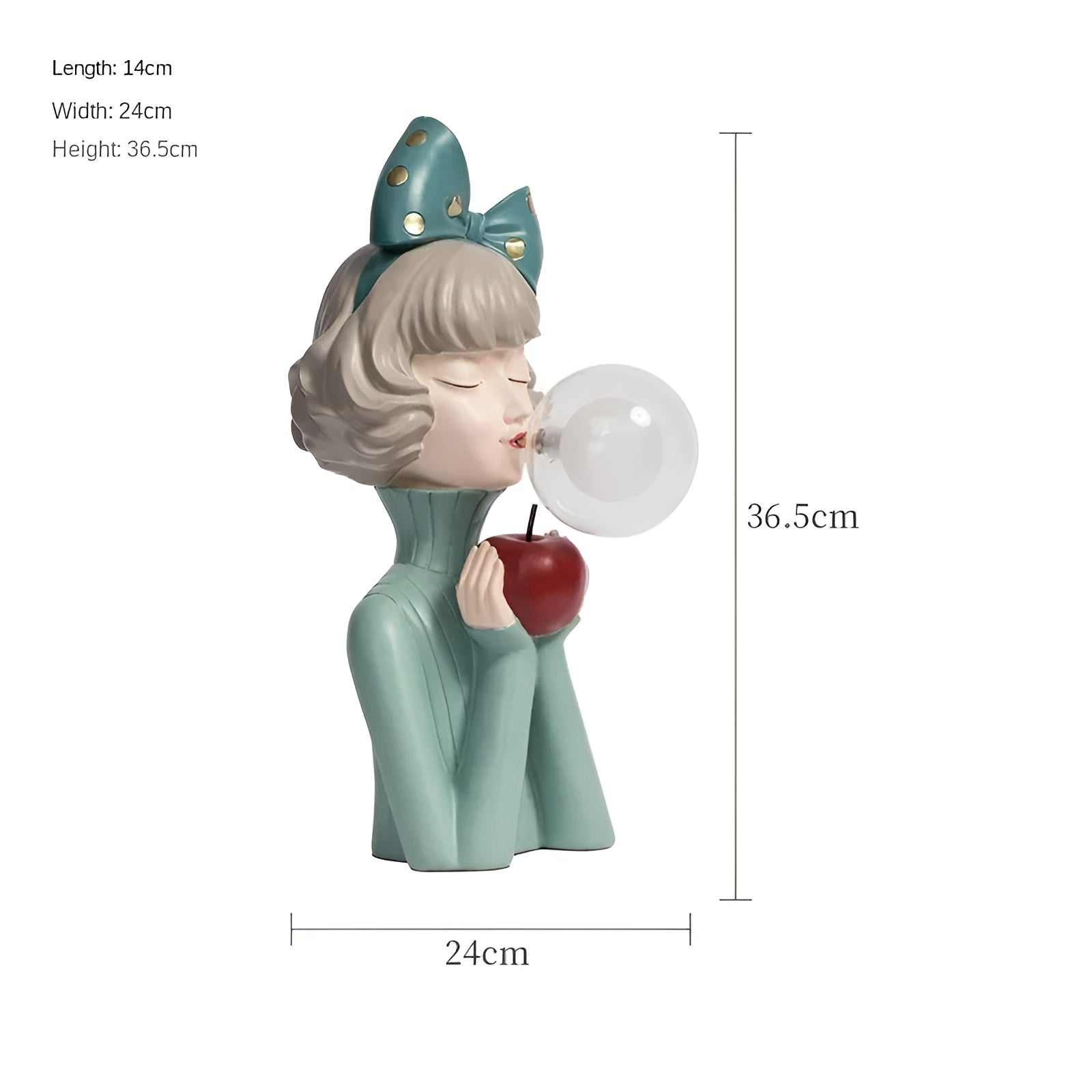 LunaSprite Table Lamp - Quartet of Playful Girl Figurines