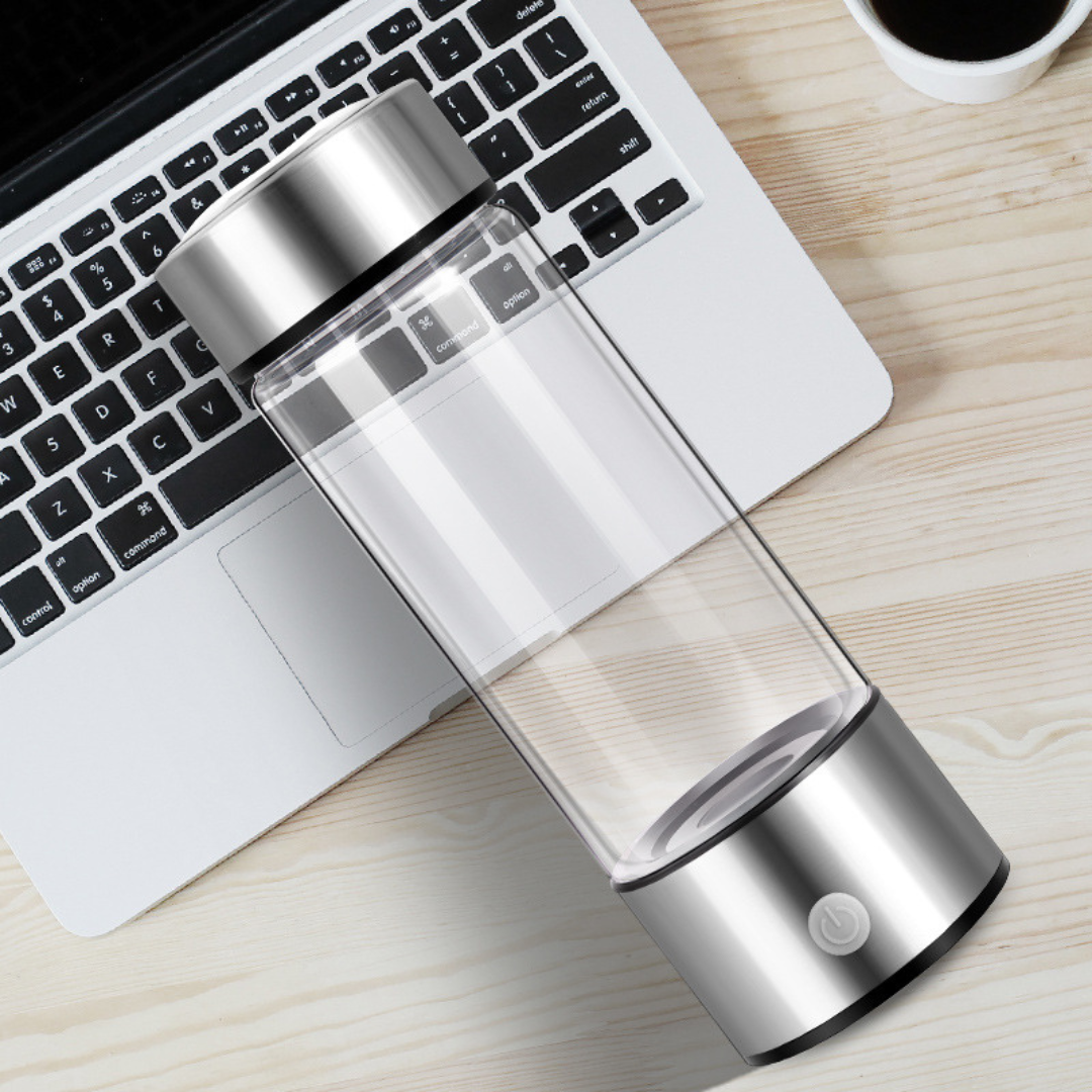 AeroHydro Hydrogen Water Bottle Glass On The Go Generator