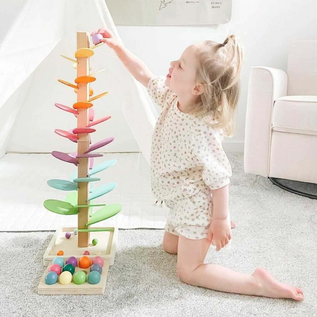 Kairo Rainbow Murmur Tower Interaktiivinen Marmori Leikkiaika