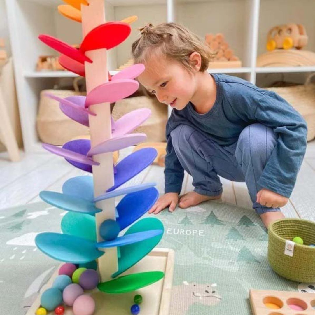 Kairo Rainbow Murmur Tower Interaktiivinen Marmori Leikkiaika