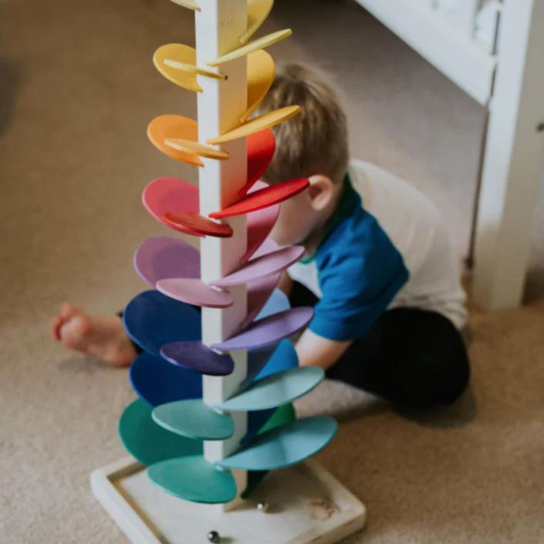 Kairo Rainbow Murmur Tower Interaktiivinen Marmori Leikkiaika